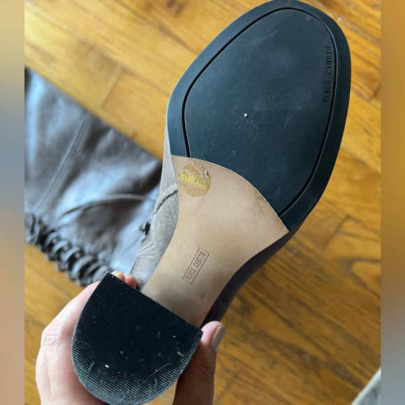 Vince Camuto Tolla leather over the knee lace up back with side zipper size 6.5 - Picture 11 of 15